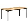 vidaXL Mesa de jantar 180x90x76 cm madeira de mangueira &aacute;spera