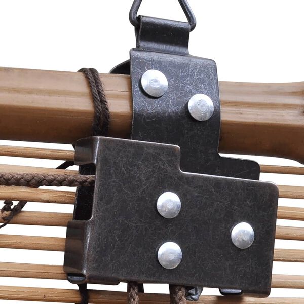 Estore de enrolar 140 x 160 cm bambu castanho