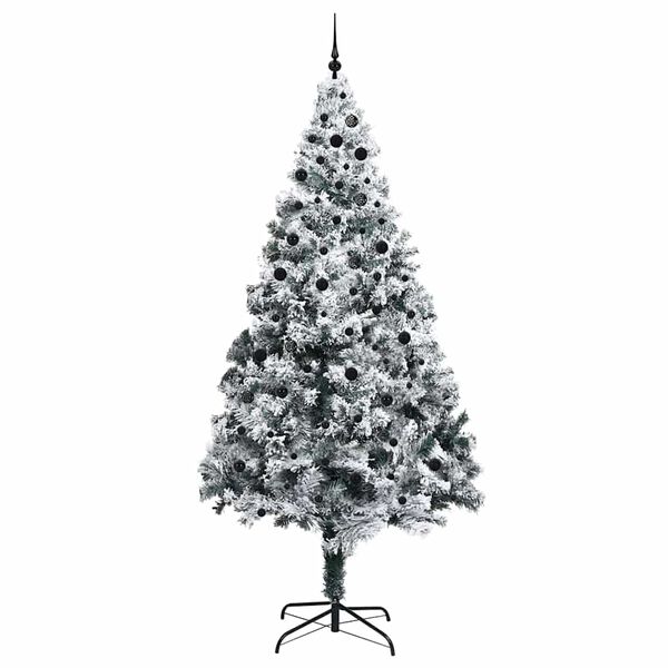 vidaXL &Aacute;rvore de Natal com 300 LEDs com suporte Verde 300 cm PVC