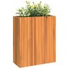 vidaXL Vaso/floreira de jardim 59x27,5x70 cm madeira de ac&aacute;cia maci&ccedil;a