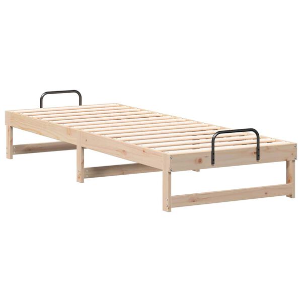 vidaXL Estrutura da Cama Castanho 90 x 210 cm