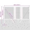 vidaXL Poste de Cerca Prateado 25 x 1,4 m (malha de 13 mm) A&ccedil;o