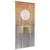 vidaXL Cortina de Porta Inseto multicolorido 200 x 100 cm Bambu