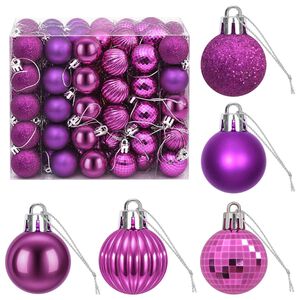 vidaXL Conjunto de Bolas de Natal 150 unid. Lil&aacute;s 3 cm Poliestireno