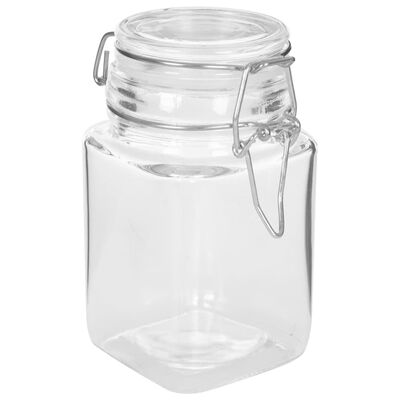vidaXL Frascos de vidro para compotas com fechos 12 pcs 260 ml