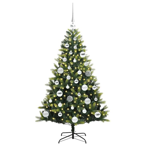 vidaXL &Aacute;rvore de Natal Artificial com Hastes Flex&iacute;veis 150 LEDs 120 cm