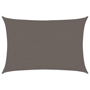 vidaXL Para-sol estilo vela 160 g/m&sup2; 4x5 m PEAD antracite