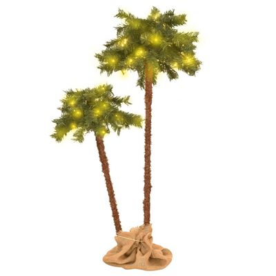 vidaXL Árvore de Natal com LEDs 105 cm & 180 cm