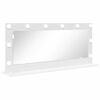 vidaXL Espelho de Vaidade Retangular Branco 100 x 45 x 18 cm