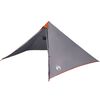 vidaXL Tenda familiar tipi para 7 pessoas impermeável cinza/laranja