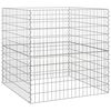 vidaXL Compostor Quadrado 100 x 100 x 100 cm Ferro