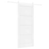 vidaXL Porta Deslizante 86 x 198,5 cm Derivados de Madeira Branco
