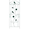 vidaXL Cerca para Jardim 3 pcs Verde 112 x 40 cm A&ccedil;o