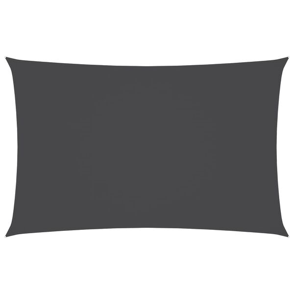 vidaXL Para-sol estilo vela tecido oxford retangular 4x7 m antracite