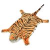vidaXL Tapete tigre de pel&uacute;cia 144 cm castanho