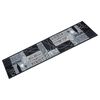vidaXL Tapete de cozinha lav&aacute;vel 60x300 cm veludo padr&atilde;o vinho cinza