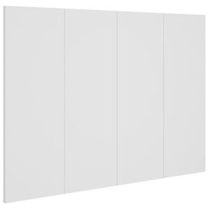 vidaXL Cabeceira de cama 120x1,5x80 cm derivados de madeira branco