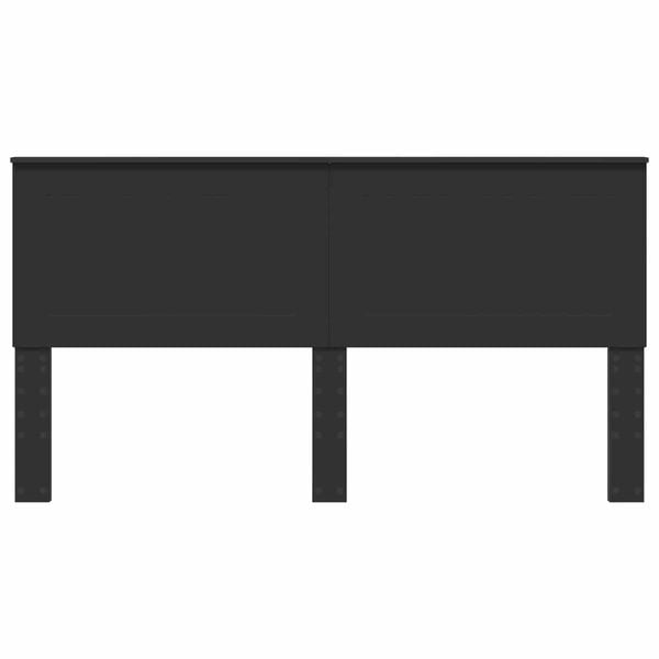 vidaXL Cabeceira Carvalho Preto 200 cm Madeira processada