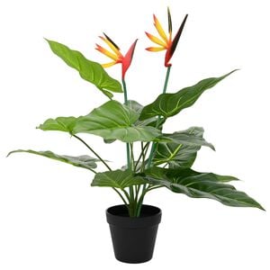 vidaXL Planta Artificial Strelitzia Verde 65 x 13 x 55 cm