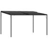vidaXL Gazebo com telhado 4x3x2,5 m alum&iacute;nio e a&ccedil;o antracite