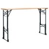 vidaXL Mesa de cerveja dobrável 169x50x75/105 cm pinho