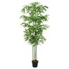 vidaXL &Aacute;rvore de bambu artificial 240 folhas 80 cm verde