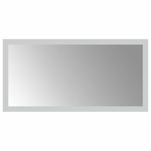 vidaXL Espelho de banheiro LED Transparente 40 x 20 cm vidro temperado