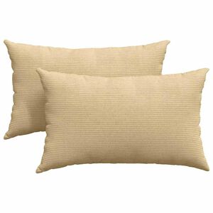 vidaXL Travesseiros de Sof&aacute; 2 pcs Cinza Verde 50 x 30 cm