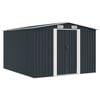 vidaXL Abrigo de jardim 257x298x178 metal antracite