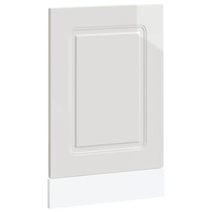 vidaXL Painel m&aacute;quina lavar lou&ccedil;a Kalmar 45x1,5x67 cm branco brilhante