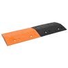 vidaXL Lomba redutora de velocidade 97x32,5x4cm borracha preto/amarelo