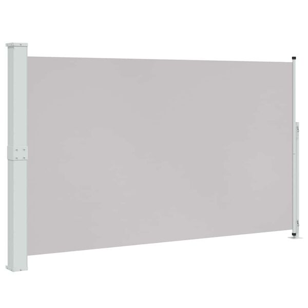 vidaXL Toldo lateral retr&aacute;til para p&aacute;tio 180x300 cm cinzento