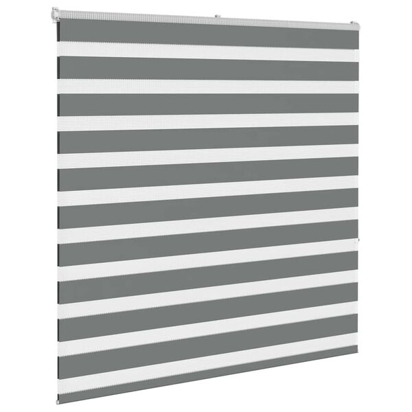 vidaXL Cortina de zebra 150x150 cm largura do tecido 145,9cm poli&eacute;ster