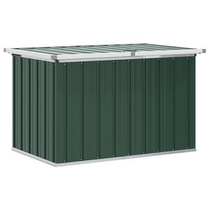 vidaXL Caixas de Armazenamento A&ccedil;o Galvanizado 109 x 67 x 65 cm Verde