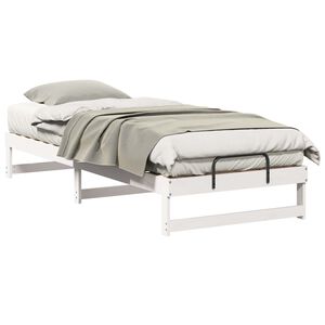 vidaXL Estrutura da Cama Branco 100 x 220 cm