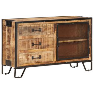 vidaXL Aparador 100x31x60 cm madeira de mangueira maci&ccedil;a e &aacute;spera