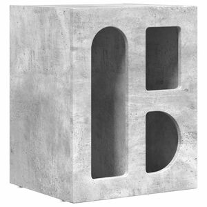 vidaXL Mesa-de-cabeceira ELST Cinzento 40 x 35 x 50 cm