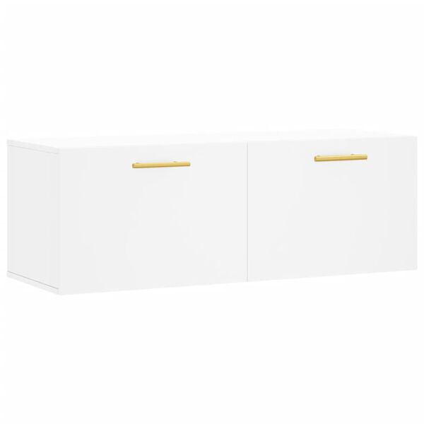 vidaXL Arm&aacute;rio parede 100x36,5x35 cm derivados de madeira branco