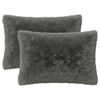 vidaXL Almofada 2 unid. HEERLEN Verde Claro 50 x 70 cm Fleece PV