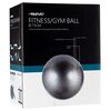 Avento Bola de fitness/gin&aacute;sio 75 cm de di&acirc;metro prateado
