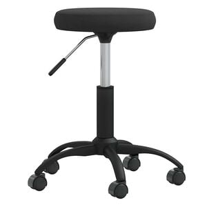vidaXL Cadeira de jantar veludo preto