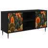 vidaXL Gabinete para TV ZAANDAM 102 x 33 x 51 cm Carvalho Preto