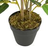 vidaXL Árvore de bambu artificial 368 folhas 80 cm verde