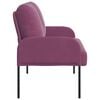 vidaXL Sof&aacute;s com almofada 110cm Roxo Contraplacado