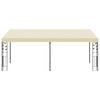 vidaXL Gazebo de parede 6x3x2,5 m creme