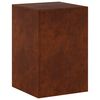 vidaXL Suporte para Plantas Ferro Enferrujado 40 x 40 x 60 cm