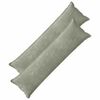 vidaXL Capa almofada 2 unid. HOUTEN Verde 40 x 145 cm Tecido Chenille