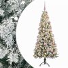 vidaXL &Aacute;rvore de Natal artificial com bolas 180 cm 300 LED