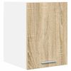 vidaXL Arm&aacute;rio suspenso Carvalho Sonoma e Branco 30 x 31 x 40 cm