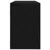 vidaXL Prateleiras de Parede 6 pcs Carvalho preto 60 x 15 x 23 cm